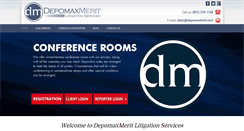 Desktop Screenshot of depomaxmerit.com